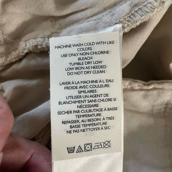 Free People‎ Khaki New Light Parachute Pants Size XS Casual Drawstring - Picture 12 of 13